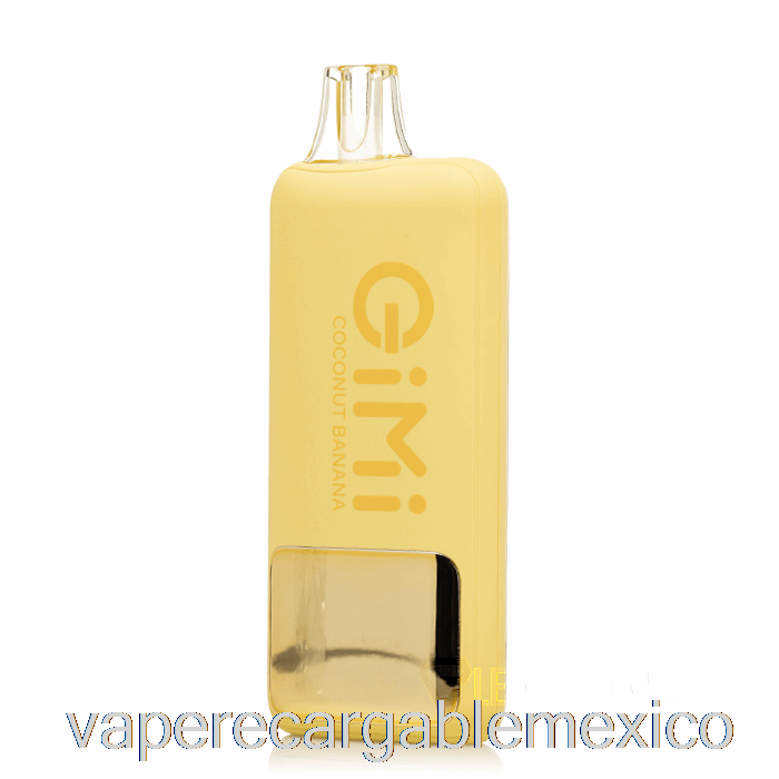 Vape Recargable Flum Gimi 8500 Inteligente Desechable Coco Plátano